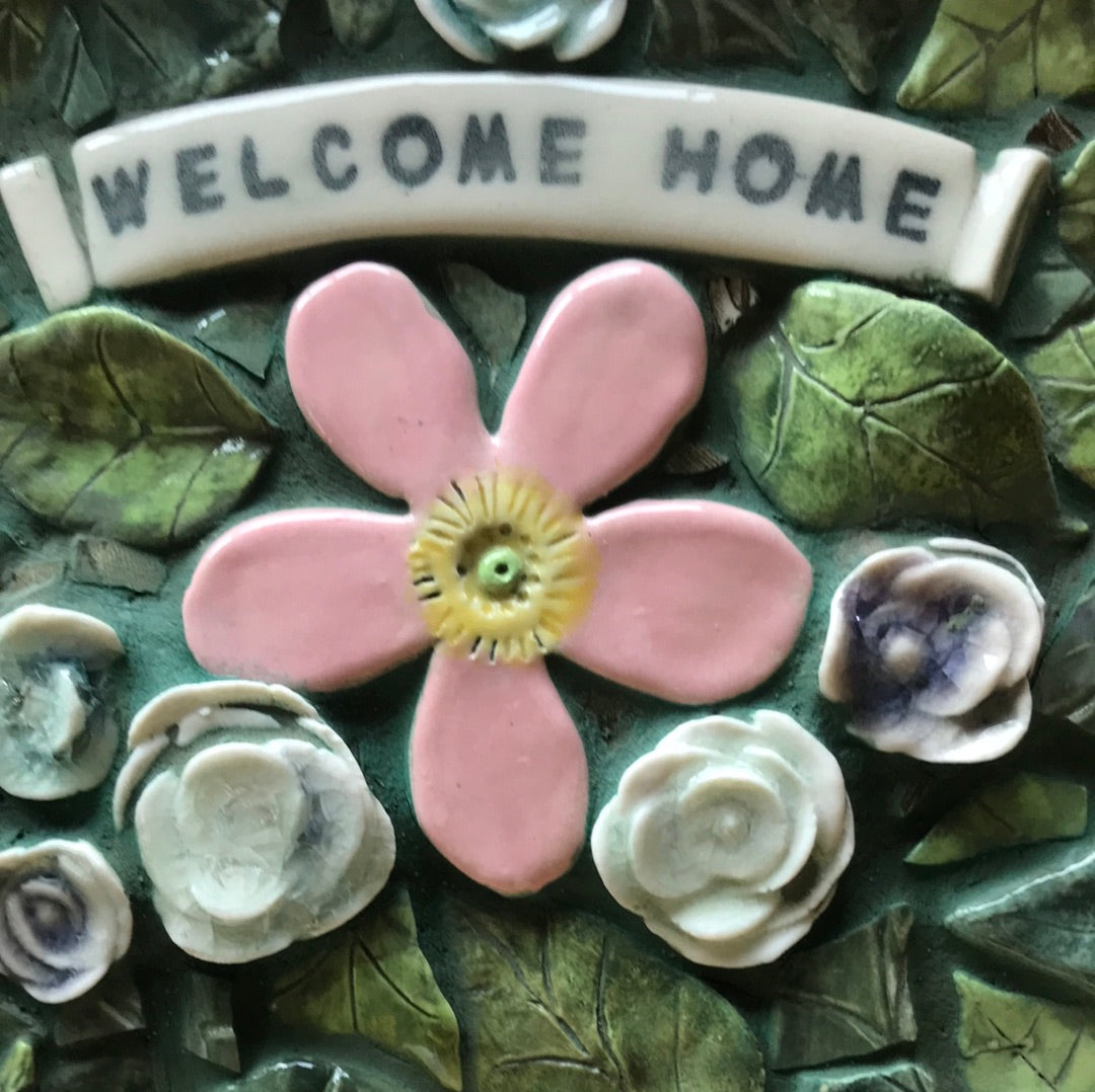 Welcome Home - Framed Mosaic Art – Atherley Arts